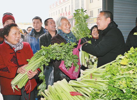 新北城農副產品市場30萬斤愛心菜今明免費領取，共筑溫情社區